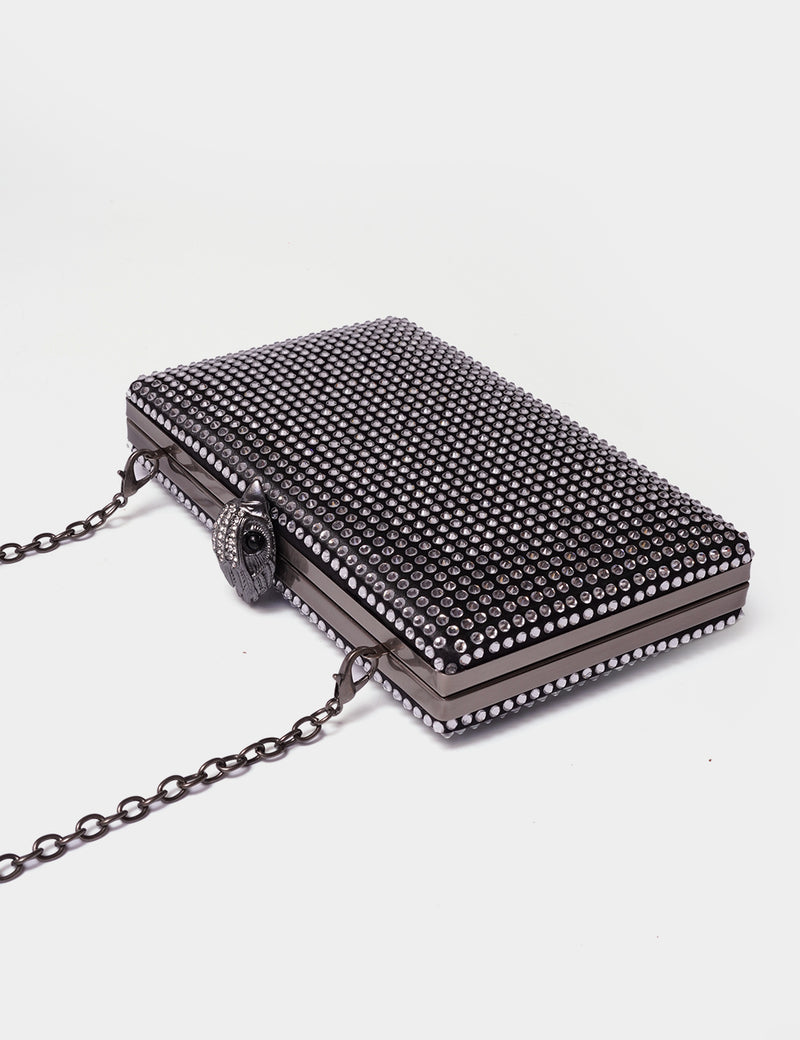 Kurt Geiger London Crystal Kensington Clutch - Black Other