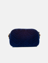 Gucci Marmont Velvet Shoulder Bag - Royal Blue