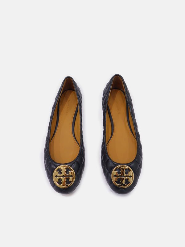 Tory Burch Chelsea Quilted Ballet Flat - Black