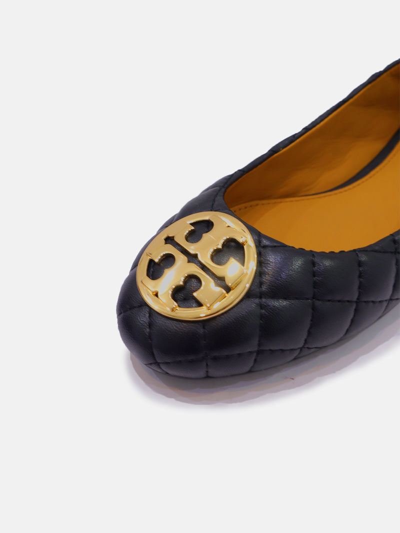 Tory Burch Chelsea Quilted Ballet Flat - Black