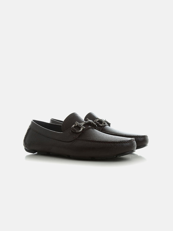 Salvatore Ferragamo Parigi Hickory Calf - Chocolate