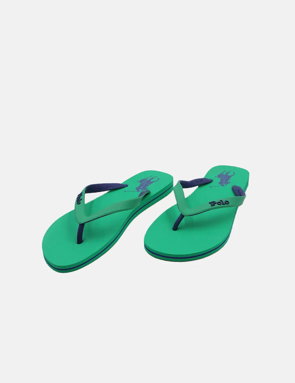 Polo Ralph Lauren Bolt Slides (Green)