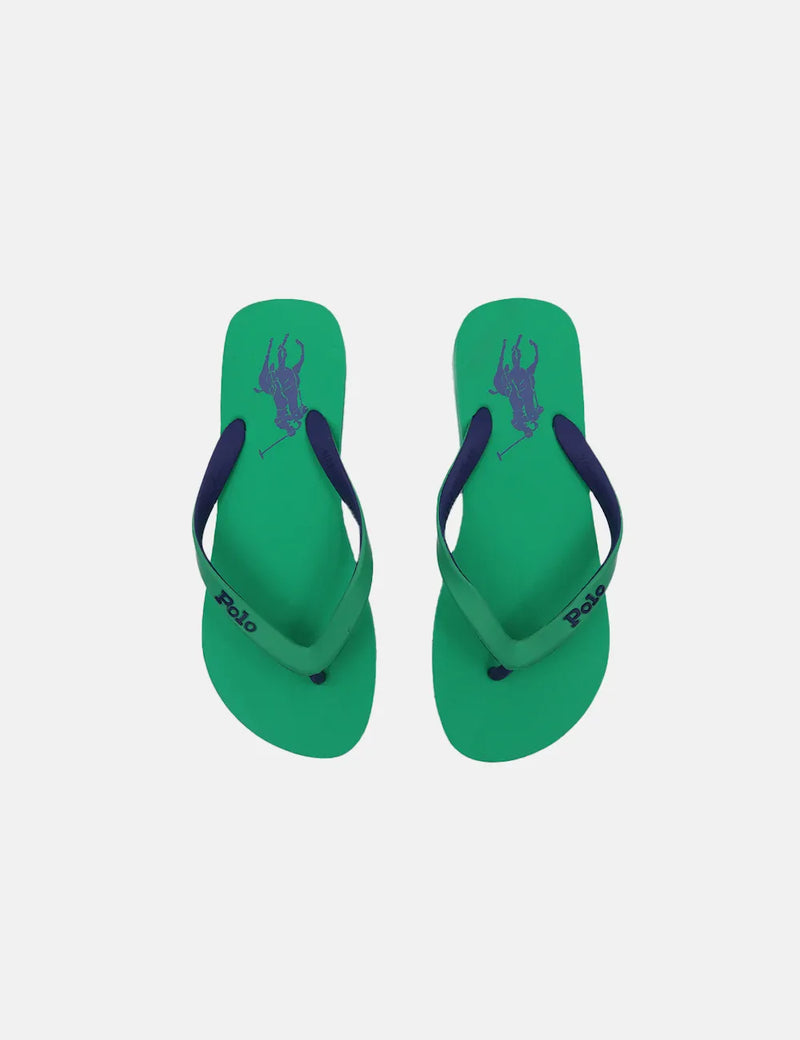 Polo Ralph Lauren Bolt Slides (Green)