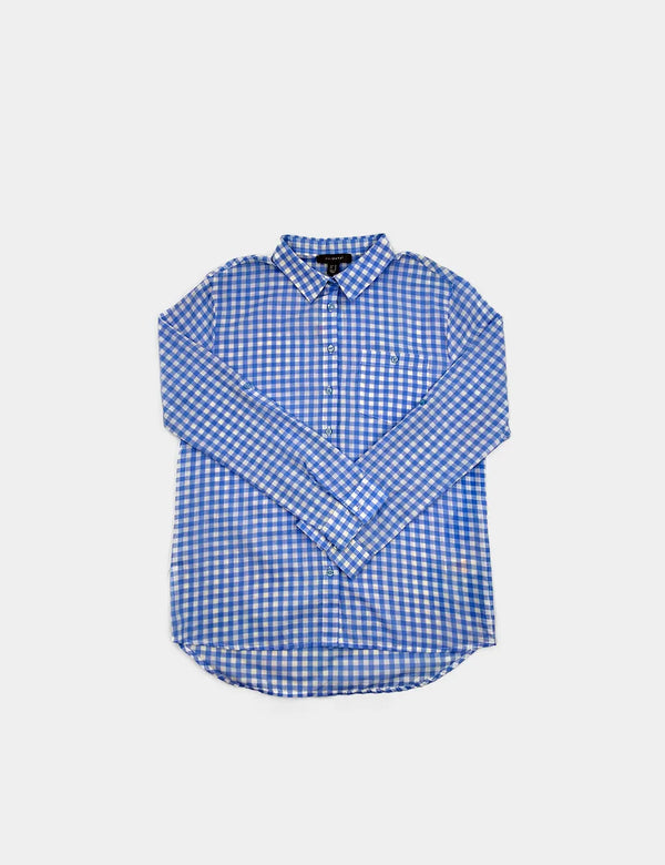 Primark Blue Checked Women Shirt