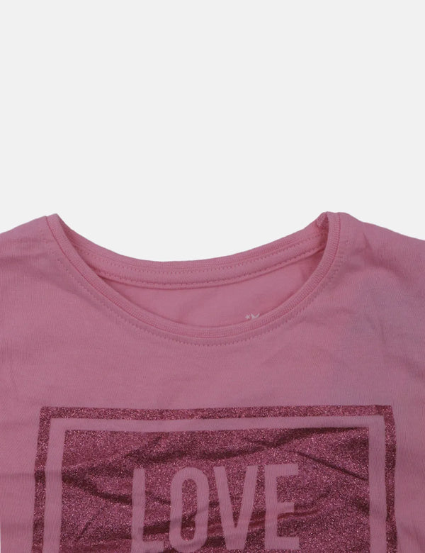 Primark Baby Girl T-Shirt - Love To Dance - Pink