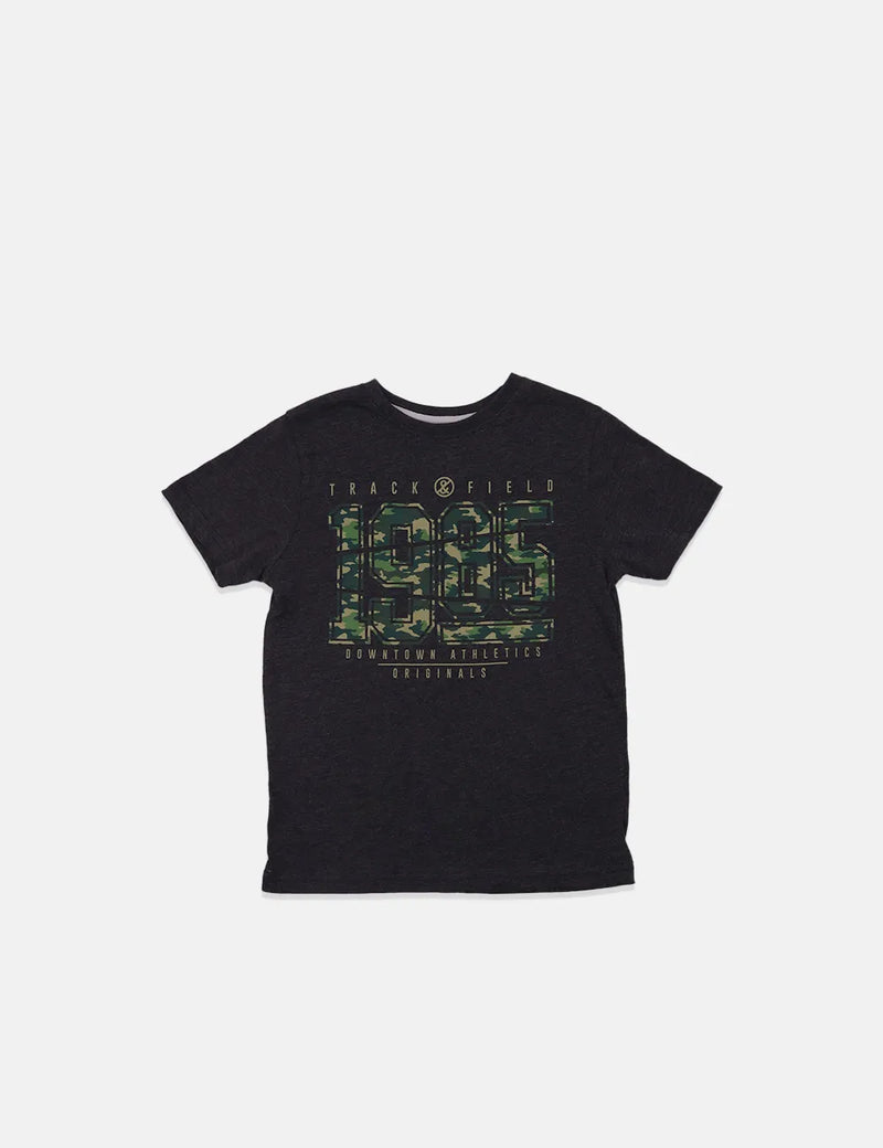 Primark Boy T-Shirt - Track &amp; Field 1985 - Gray