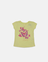 Primark Baby Girl T-Shirt - Love - Yellow