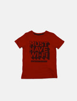 Primark Boy T-Shirt - Must Have Wi-Fi - Red