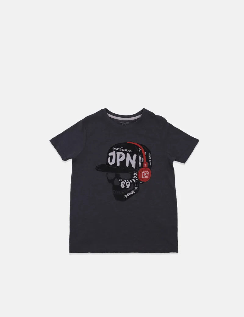 Primark Boy T-Shirt - JPN - Gray