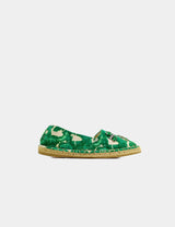 Primark Green Pumps With Stone Detail