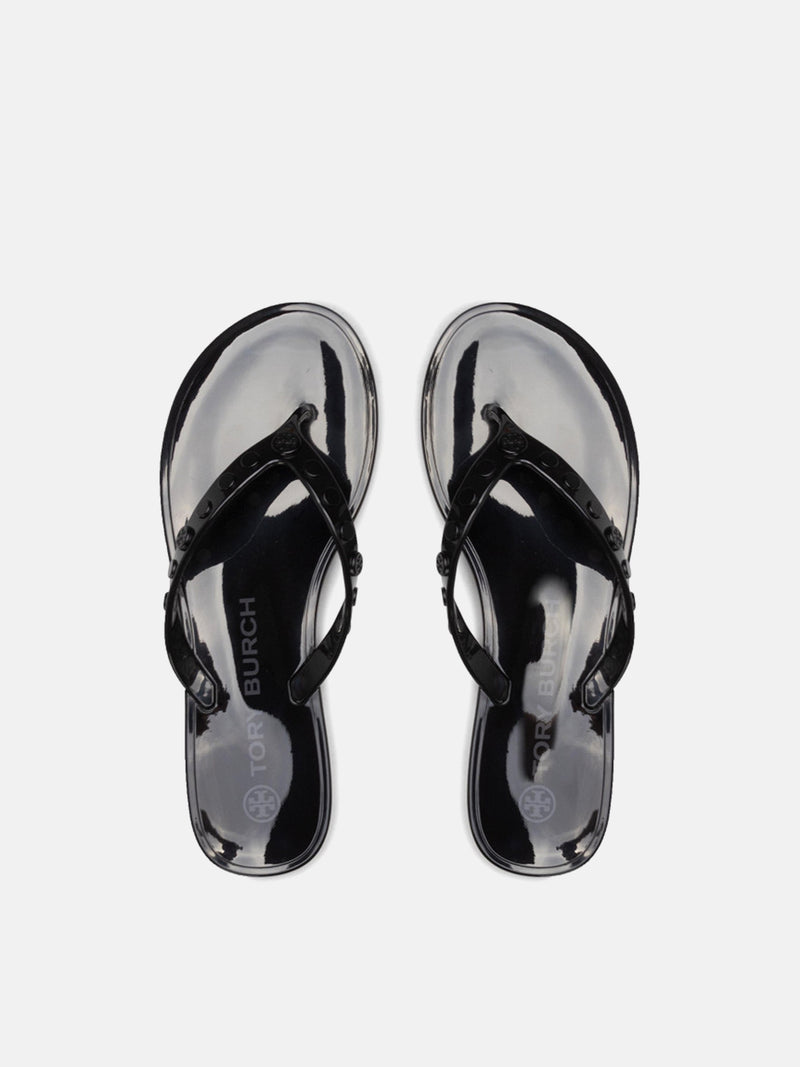 Tory Burch Studded Jelly-TPU Flip Flops