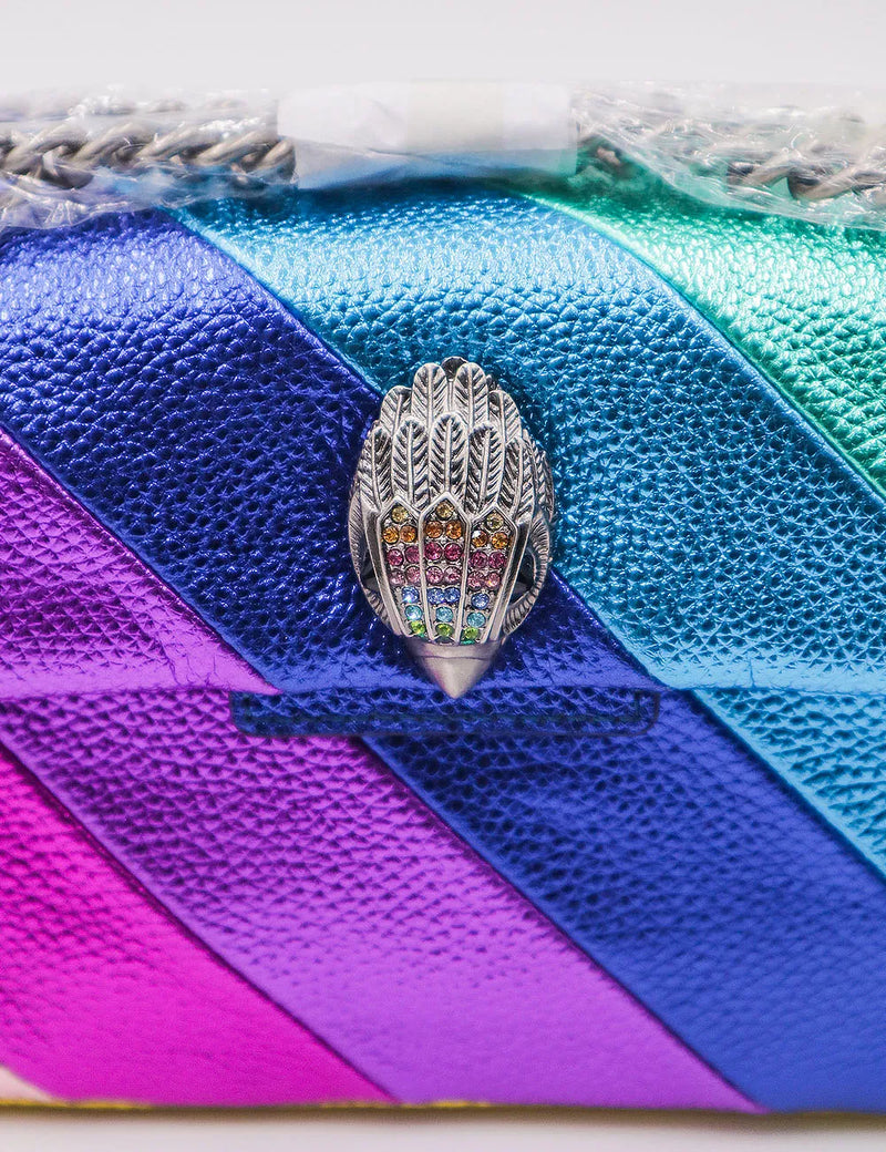 Kurt Geiger Mini Kensington Rainbow Leather Bag