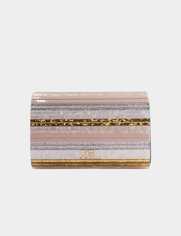 Kurt Geiger Disco Party Envelop - Blush