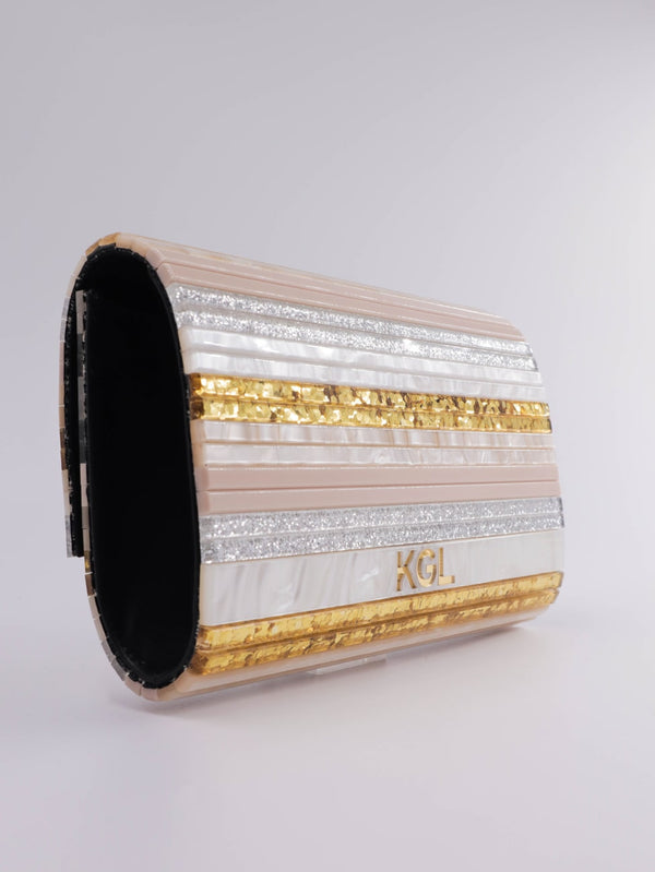 Kurt Geiger Disco Party Envelop - Blush