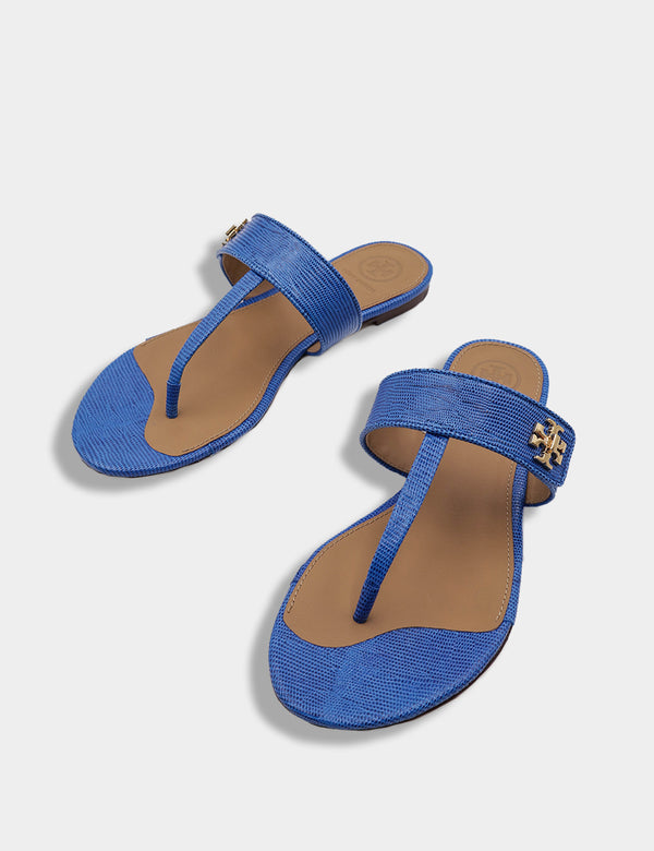 Tory Burch Kira Thong Sandal - Bright Tropical Blue