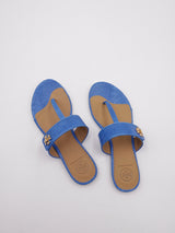 Tory Burch Kira Thong Sandal - Bright Tropical Blue