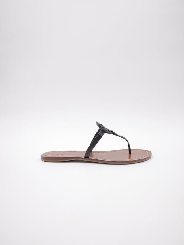 Tory Burch Gabriel Flat Thong - Perfect Black