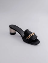 Burberry Chain Satin 55MM Mule