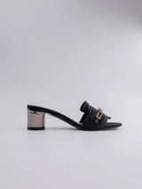Burberry Chain Satin 55MM Mule
