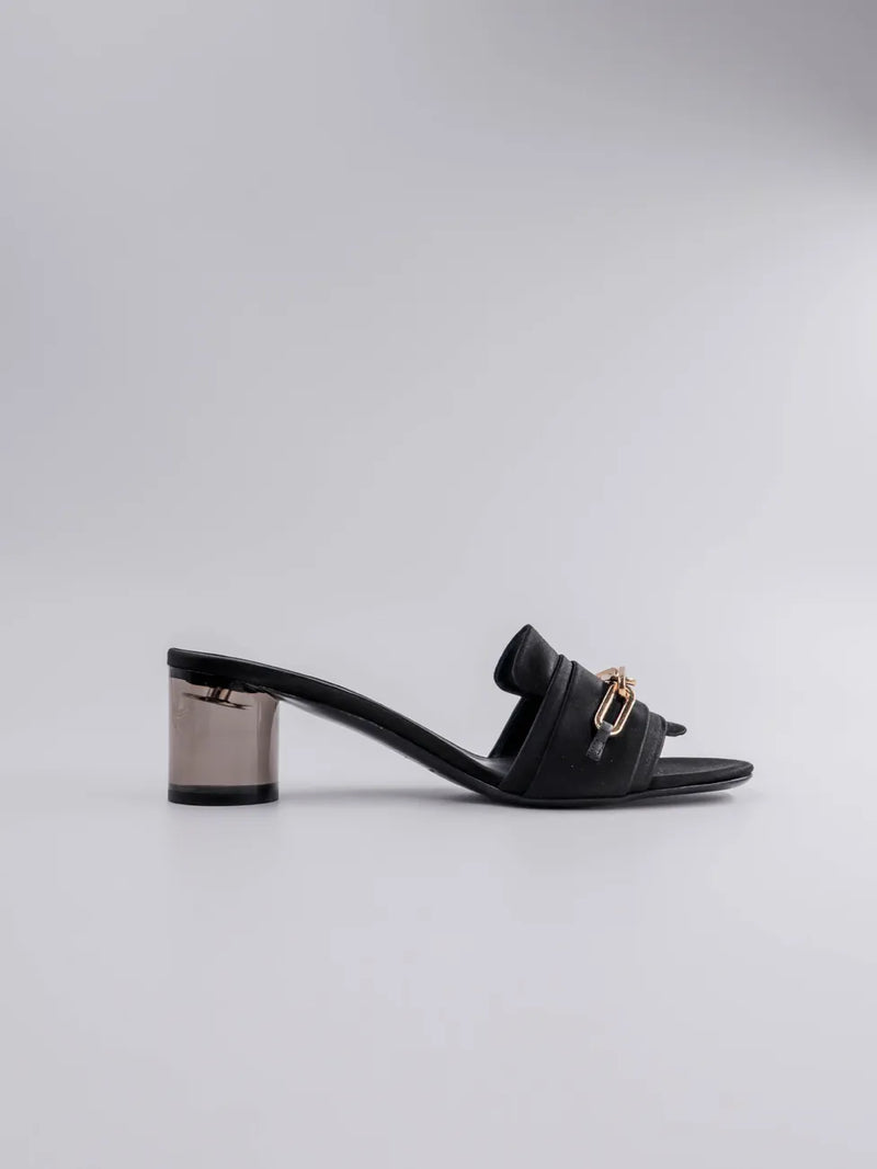 Burberry Chain Satin 55MM Mule