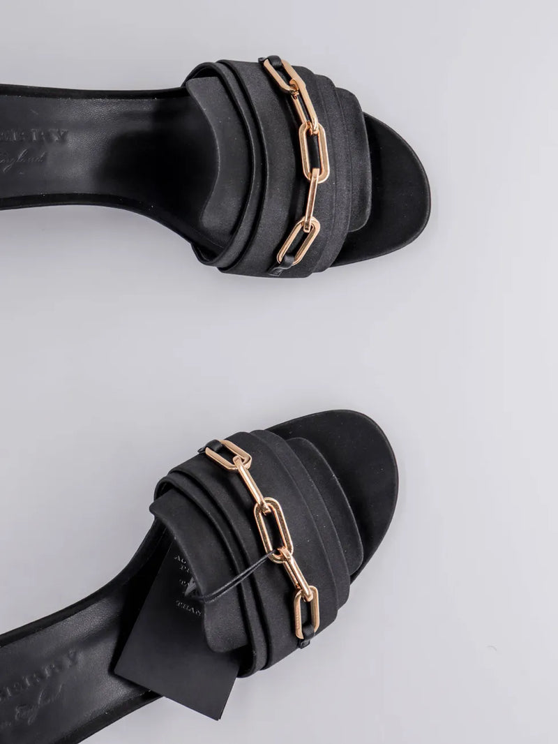 Burberry Chain Satin 55MM Mule