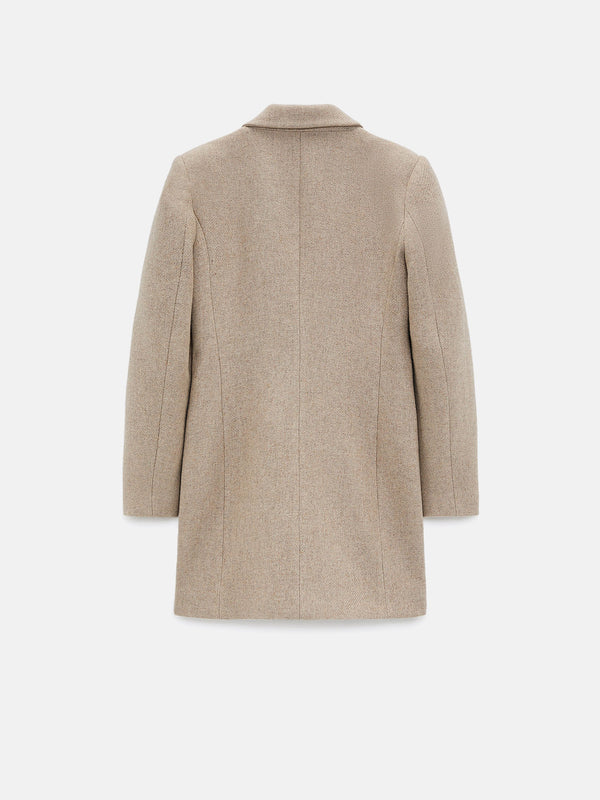 Zara Fitted Wool Blend Coat