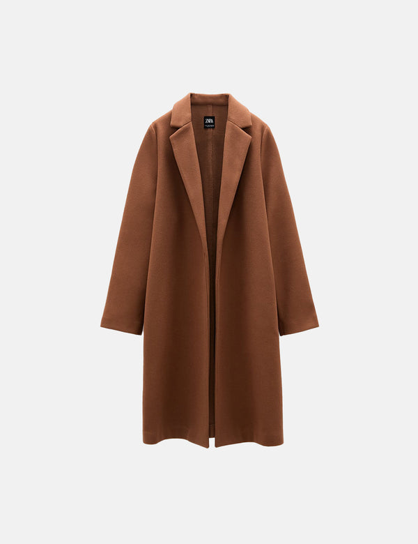 Zara Lapel Collar Coat