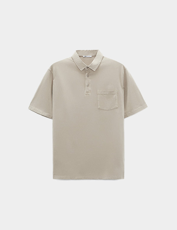 Zara Cotton Polo Shirt