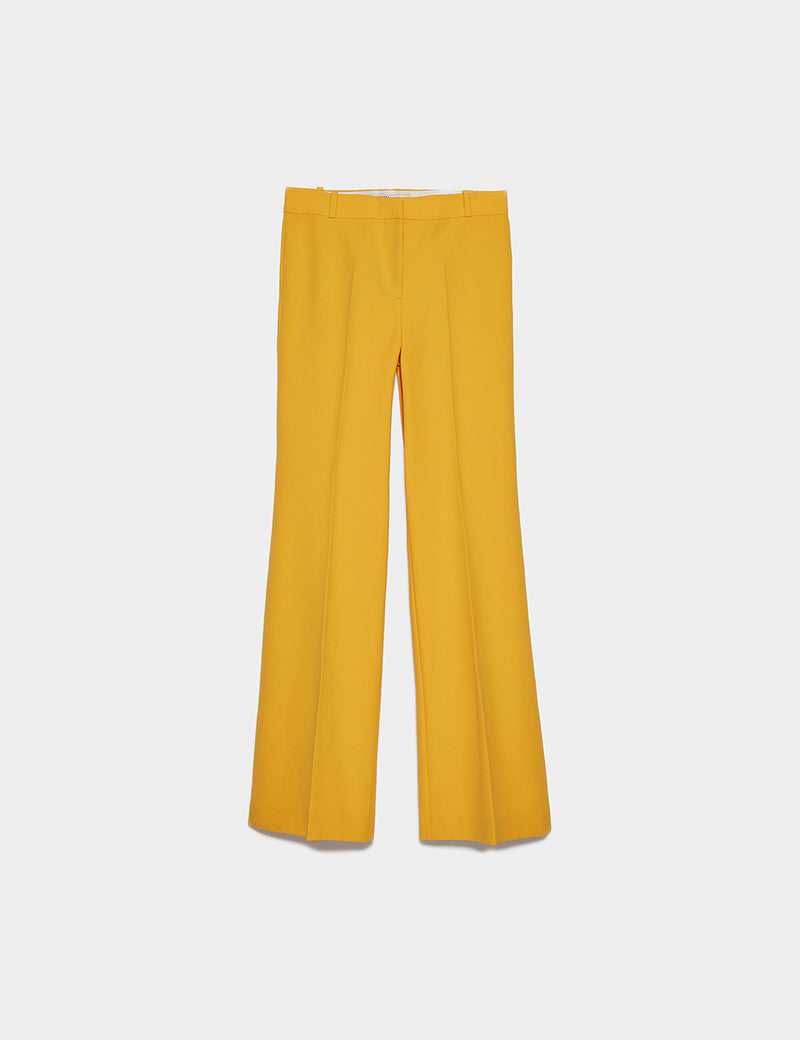 Zara Women High-Waist Dress Pant (Yellow)